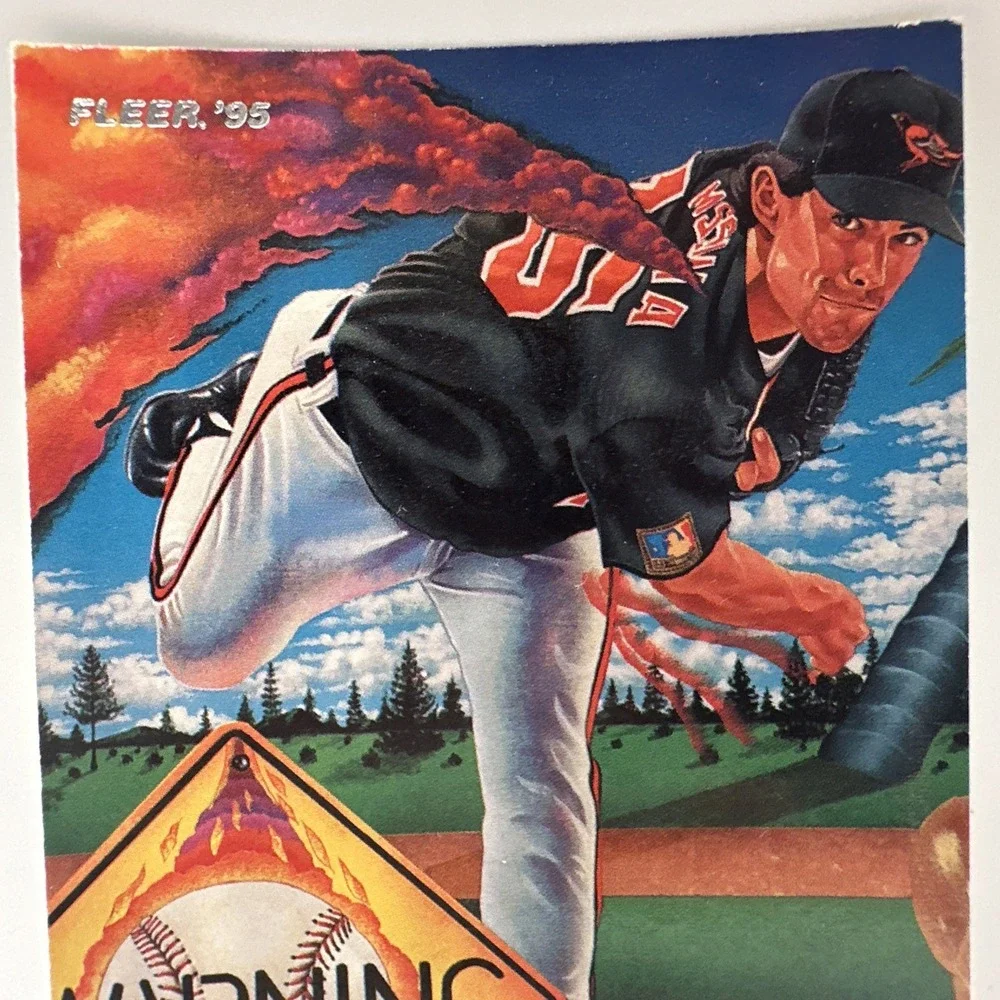 1995 Fleer Pro Visions #1 Mike Mussina Baltimore Orioles MLB Baseball Card